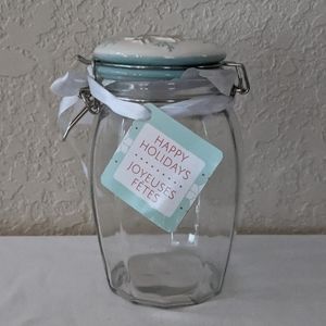 "Happy Holidays" Jar